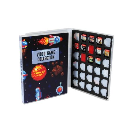 Switch Gaming Storage - Holds 60 Games - 8-Bit Design nintendo switch game cartridge holder