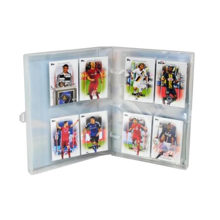 Soccer Themed Trading Card Storage Case - Holds up to 200 Cards - Complete with 25 Pages - Mini Binder Soccer Themed Trading Card Storage Case - Holds up to 200 Cards - Complete with 25 Pages - Mini Binder - Image 5