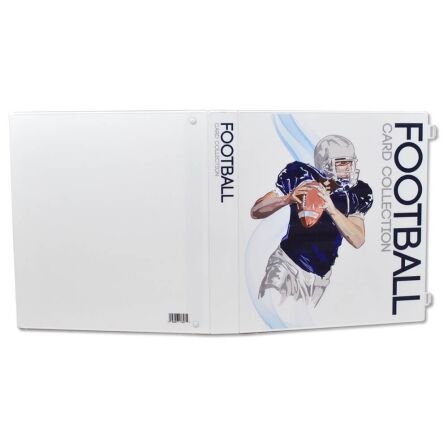 XL Capacity Football Card Storage Kit - Includes 20 Card Pages and Metal Binder Rings XL Capacity Football Card Storage Kit - Includes 20 Card Pages and Metal Binder Rings - Image 14