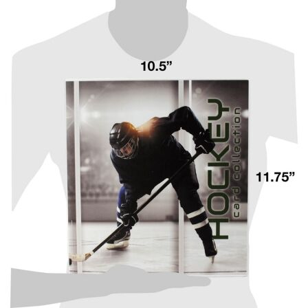 Hockey Trading Card Binder<br>- Holds 180 Cards<br>- Complete With 10 Pages Hockey Trading Card Binder<br>- Holds 180 Cards<br>- Complete With 10 Pages - Image 2