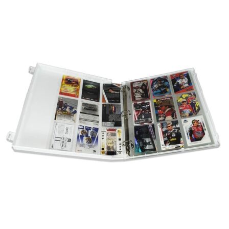 NASCAR Themed Trading Cards Storage Kit - Includes 20 Card Pages and Metal Binder Rings NASCAR Themed Trading Cards Storage Kit - Includes 20 Card Pages and Metal Binder Rings - Image 9
