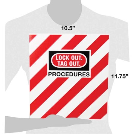 Lockout/Tagout Binder<br>(Sold empty), Made in the USA. Lockout/Tagout Binder<br>(Sold empty), Made in the USA. - Image 2