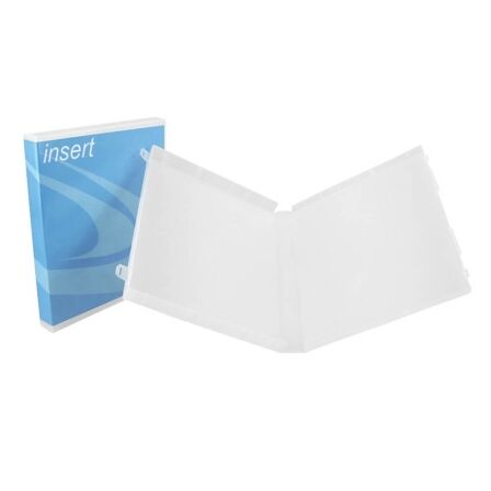 1.5 Inch Clear View Binder - No Rings - Pack/Box Qty - Made in USA. ringless binder