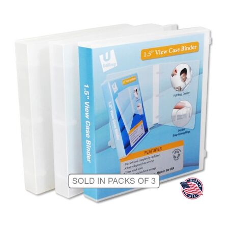 1.5-inch-3-ring-binder, pack of 3 binders