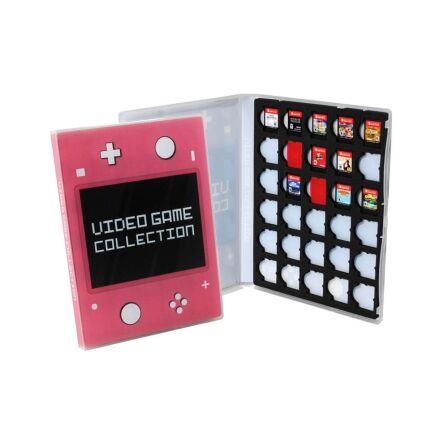 Pink Nintendo Switch Lite Cartridge Case - Holds 30 Video Games nintendo switch cartridge holder