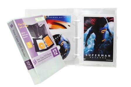 DVD and Graphics Storage Binder - Capacity 12