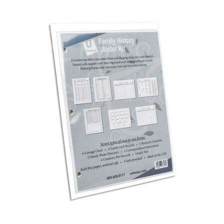 Family History Starter Kit Family History Starter Kit