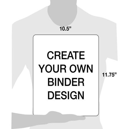 Create Your Own Binder<br>- 1/2" Spine create your own binder cover