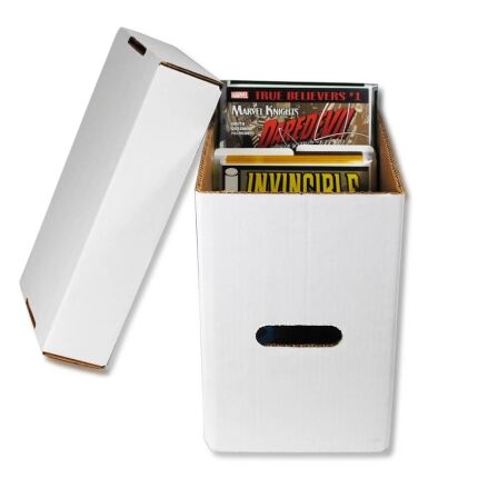 Color-Coded Comic Book Sleeves with Fold Over Sleeve – Pack of 30 comic book sleeves