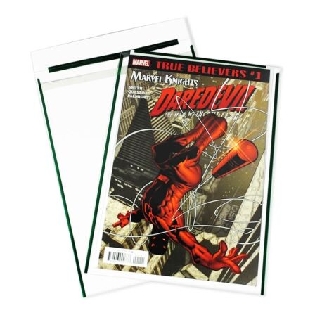Color-Coded Comic Book Sleeves with Fold Over Sleeve – Pack of 30 Color-Coded Comic Book Sleeves with Fold Over Sleeve – Pack of 30 - Image 4
