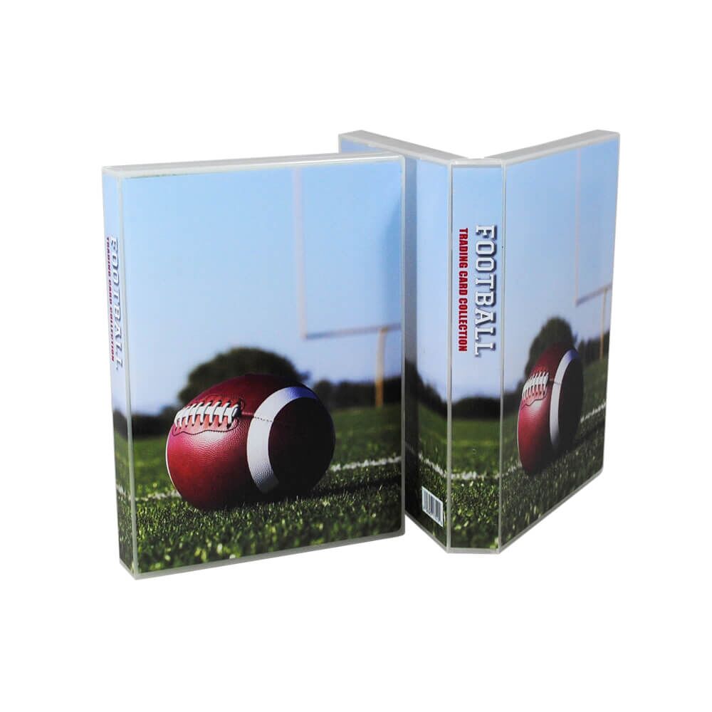 Football Card Binder with sleeves- Holds up to 200 Cards - Complete with 25 Pages - Mini Binder Football Card Binder with sleeves- Holds up to 200 Cards - Complete with 25 Pages - Mini Binder - Image 4