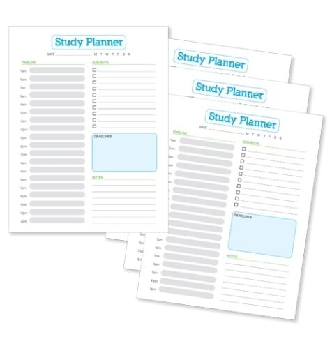 Free Printable Student Planner free printable student planner pdf
