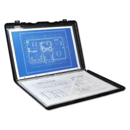 11x17 Binder includes Ten - 11x17 inch Page Protectors, Case Enclosed, Made In The USA. presentation -binder 11x17-binder
