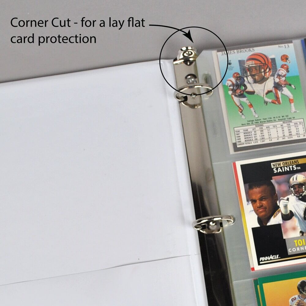 9 Pocket Trading Card Pages<br>- Pack of 100 Trading Card Sleeves