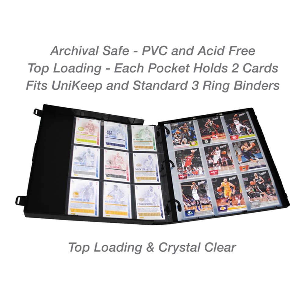 9 Pocket Trading Card Pages<br>- Pack of 100 9 Pocket Trading Card Pages<br>- Pack of 100 - Image 4