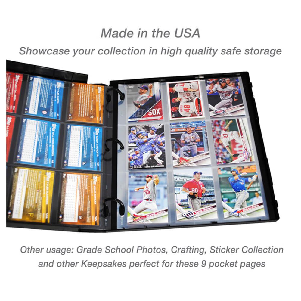 9 Pocket Trading Card Pages<br>- Pack of 100 9 Pocket Trading Card Pages<br>- Pack of 100 - Image 5