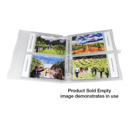 3-Ring Binder Case With 1.0 Inch Spine - Without Clear Overlay - Made in the USA UniKeep® Clear View Binders 1" inch, 3 Ring, 3 Pack