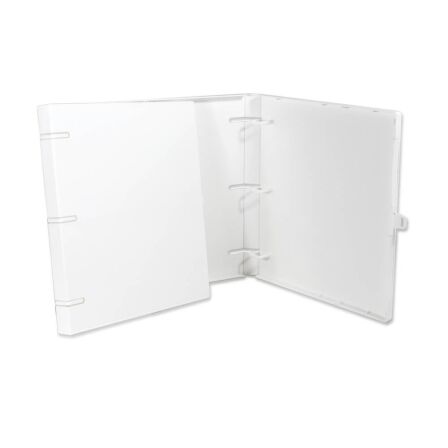 3-Ring Binder Case With 1.0 Inch Spine - Without Clear Overlay - Made in the USA UniKeep® Clear View Binders 1" inch, 3 Ring, 3 Pack