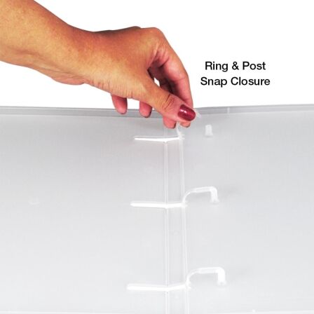 0.5 inch 3-Ring Binder Without Clear Overlay - Made in USA 1/2 inch binder