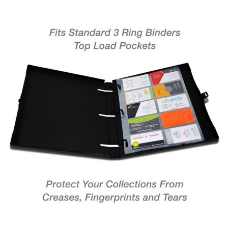 Business Card Sleeves for Binder<br> - Pack of 50 Business Card Sleeves for Binder<br> - Pack of 50 - Image 5