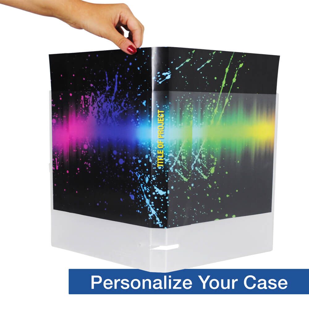 1 Inch 3-Ring View Binder With Clear Overlay - Enclosed Case - Made in USA 1 Inch 3-Ring View Binder With Clear Overlay - Enclosed Case - Made in USA - Image 11