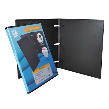 0.5 Inch 3-Ring View Binder With Clear Overlay - Made in USA 0.5 Inch 3-Ring View Binder With Clear Overlay - Made in USA - Image 6