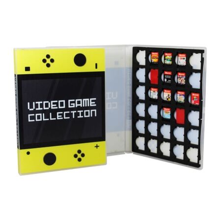 Switch Game Holder - Holds 30 Video Games - Mini Binder Switch Game Holder