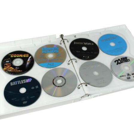 Blu-ray/DVD Movie Collection Storage Binder, Holds 80 Movie Discs - Metal Rings Blu-ray/DVD Movie Collection Storage Binder, Holds 80 Movie Discs - Metal Rings - Image 8