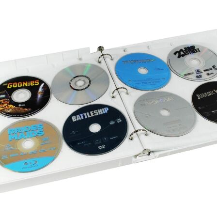 Blu-ray/DVD Movie Collection Storage Binder, Holds 80 Movie Discs - Metal Rings Blu-ray/DVD Movie Collection Storage Binder, Holds 80 Movie Discs - Metal Rings - Image 3