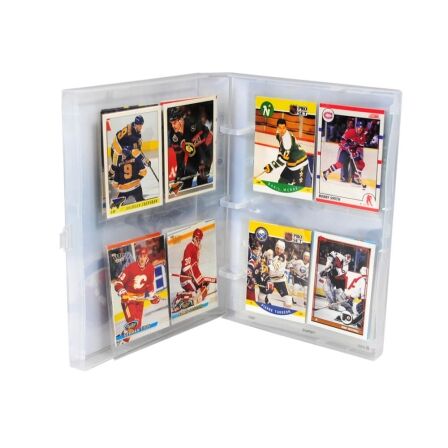 Hockey Themed Trading Card Storage Case - Holds up to 200 Cards - Complete with 25 Pages - Mini Binder Hockey Themed Trading Card Storage Case - Holds up to 200 Cards - Complete with 25 Pages - Mini Binder - Image 5