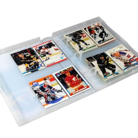 Hockey Themed Trading Card Storage Case - Holds up to 200 Cards - Complete with 25 Pages - Mini Binder Hockey Themed Trading Card Storage Case - Holds up to 200 Cards - Complete with 25 Pages - Mini Binder - Image 7