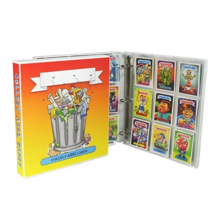 Garbage Pail Kids Trading Card Storage Kit - Includes 20 Card Pages and Metal Binder Rings Garbage Pail Kids
