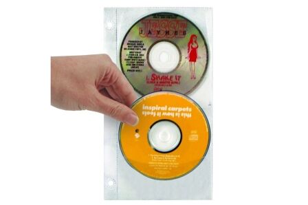 4 Disc Half Binder CD/DVD page - Pack of 50 4 Disc Half Binder CD/DVD page - Pack of 50 - Image 3