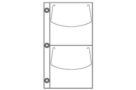 4 Disc Half Binder CD/DVD page - Pack of 50 4 Disc Half Binder CD/DVD page - Pack of 50 - Image 4