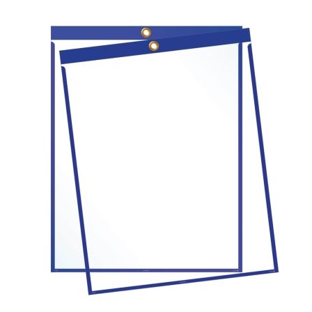 Work Order Sleeves - 9 x 12 Clear - Pack of 30 Job Ticket Holders - 9 x 12 Clear