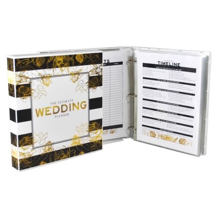 Wedding Planner Binder - Metal Rings wedding planner binder