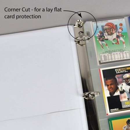 9 Pocket Trading Card Pages<br>- Pack of 100 Trading Card Sleeves