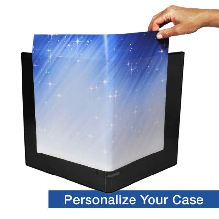 0.5 Inch Clear View 3-Ring Binder - Case Enclosed - 3 Pack - Made in USA. 0.5 Inch Clear View 3-Ring Binder - Case Enclosed - 3 Pack - Made in USA. - Image 5