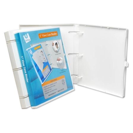 1 Inch Clear View 3-Ring Binder - Case Enclosed - 3 Pack - Made in USA. 1 Inch Clear View 3-Ring Binder - Case Enclosed - 3 Pack - Made in USA. - Image 14