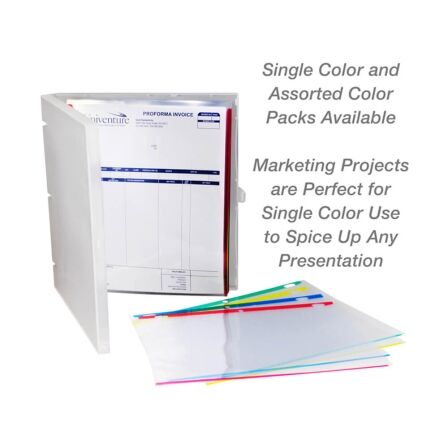 Sheet Protectors Primary Color-Coded Edges 8.5" x 11"<br>- Pack of 100 Sheet Protectors Primary Color-Coded Edges 8.5" x 11"<br>- Pack of 100 - Image 6