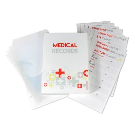 Family Medical Records Binder - Mini Binder Medical Record organizer