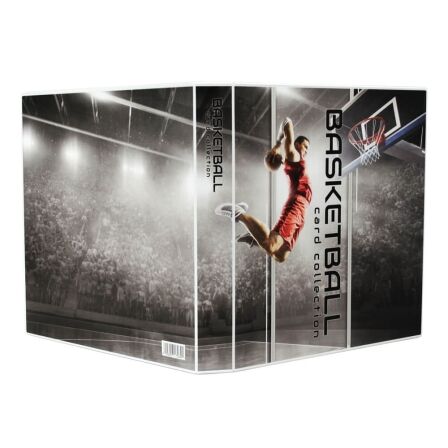 Basketball Card Binder<br>- Holds 180 Cards<br>- Complete with 10 pages basketball card binder