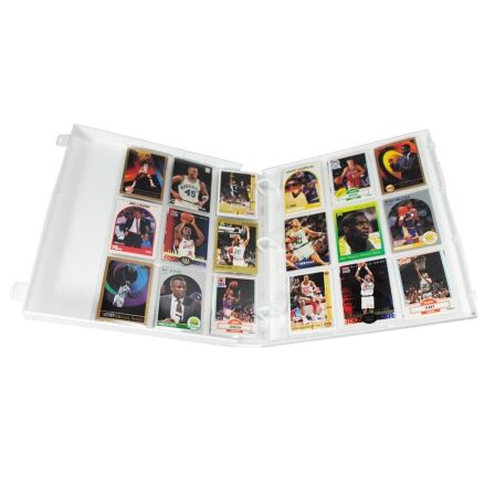 Basketball Card Binder<br>- Holds 180 Cards<br>- Complete with 10 pages basketball card binder