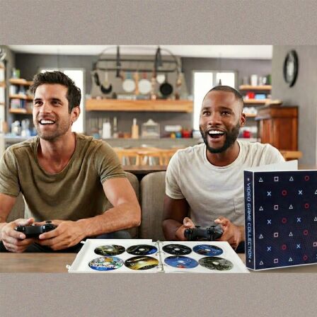 High-Capacity PS5 Game Case, Holds 80 Video Games - Metal Rings PS5 Game Case