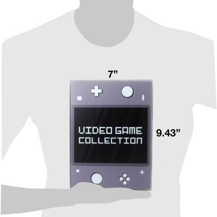 Nintendo Switch Lite Cartridge Case - Holds 30 Video Games - Mini Binder A man proudly displays a Nintendo Switch game case in his hand, showcasing his gaming enthusiasm