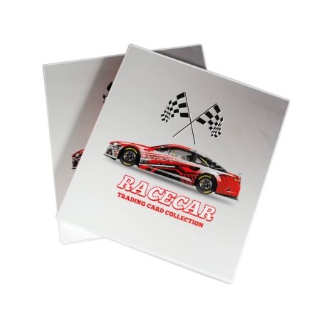 NASCAR Themed Trading Cards Storage Kit - Includes 20 Card Pages and Metal Binder Rings NASCAR Themed Trading Cards Storage Kit - Includes 20 Card Pages and Metal Binder Rings - Image 6