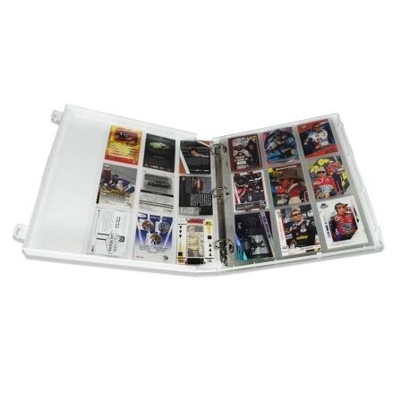 NASCAR Themed Trading Cards Storage Kit - Includes 20 Card Pages and Metal Binder Rings NASCAR Themed Trading Cards Storage Kit - Includes 20 Card Pages and Metal Binder Rings - Image 19