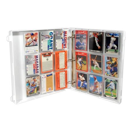 XL Baseball Trading Card Storage Kit - Includes 20 Card Pages and Metal Binder Rings Best way to store baseball cards