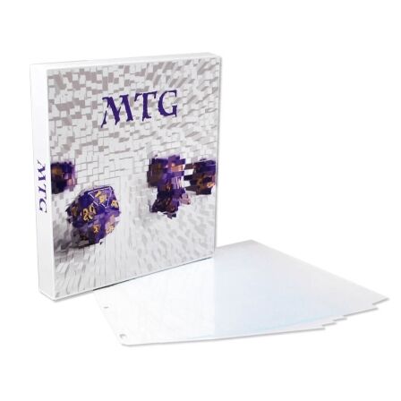 Magic: The Gathering Playing Card Carrying Case and Storage Kit - Includes 20 Card Pages and Metal Binder Rings Magic: The Gathering Playing Card Carrying Case and Storage Kit - Includes 20 Card Pages and Metal Binder Rings - Image 3