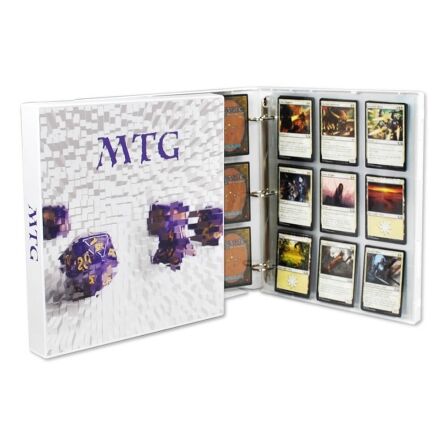 Magic: The Gathering Playing Card Carrying Case and Storage Kit - Includes 20 Card Pages and Metal Binder Rings mtg card carrying case